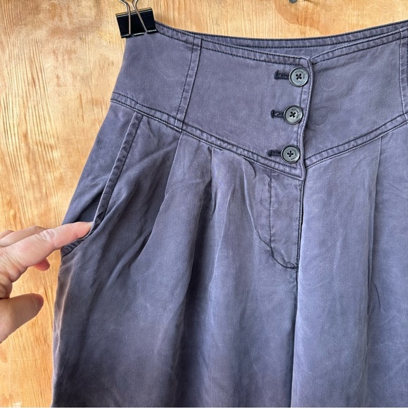 Wilfred Free Aritizia Wide Leg Gray Tencel Cropped Pant - Picture 9 of 10